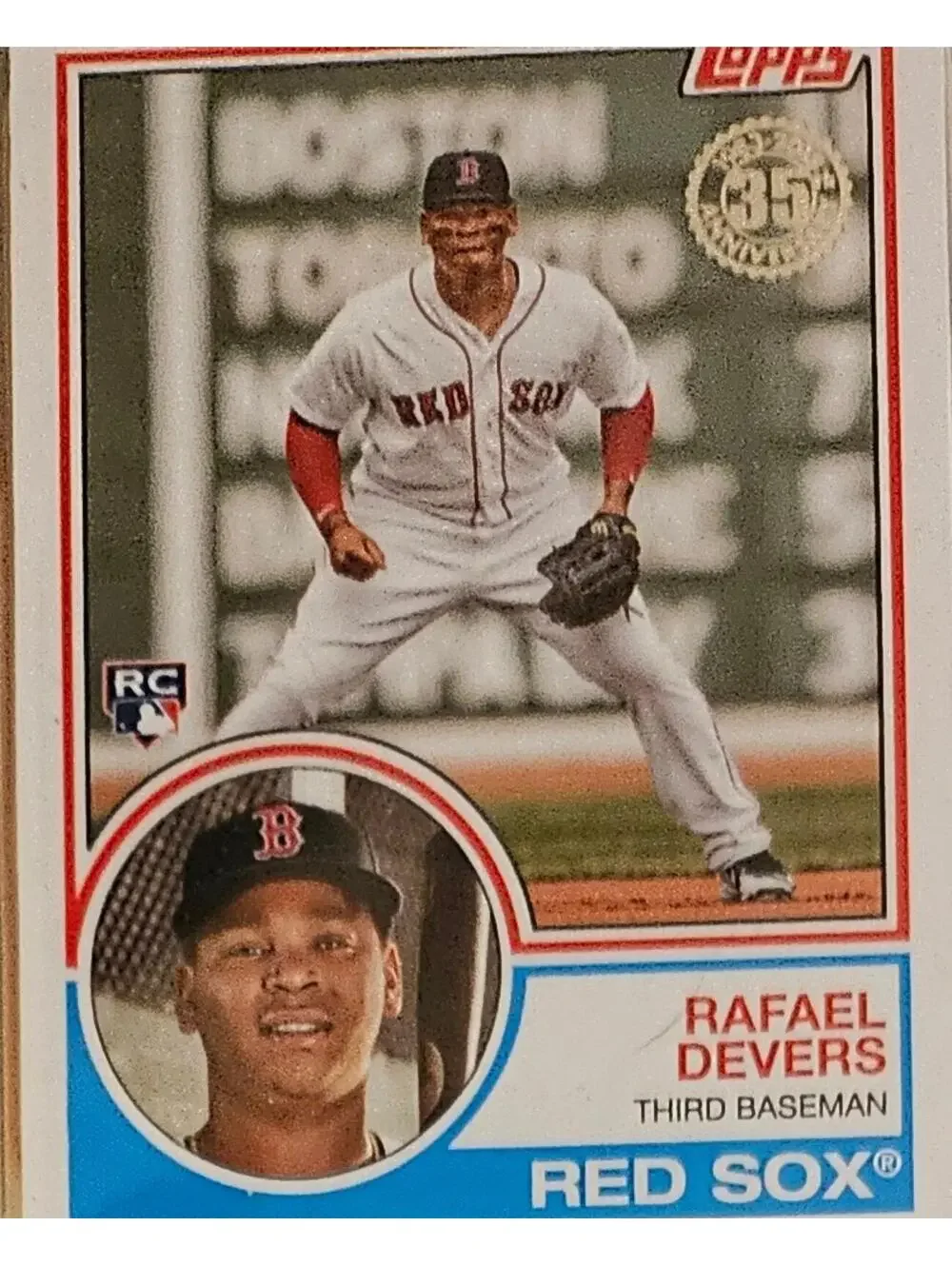 2018 Topps Baseball 1983 35th Anniversary Rafael Devers (RC) Rookie #83-47